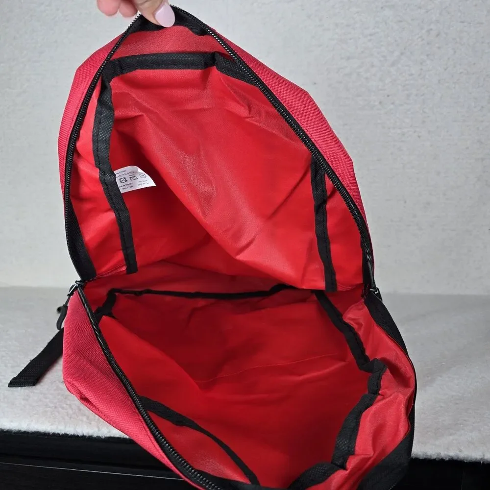 Unique Red Terry Town Cook Out Branded Merch Backpack NWT